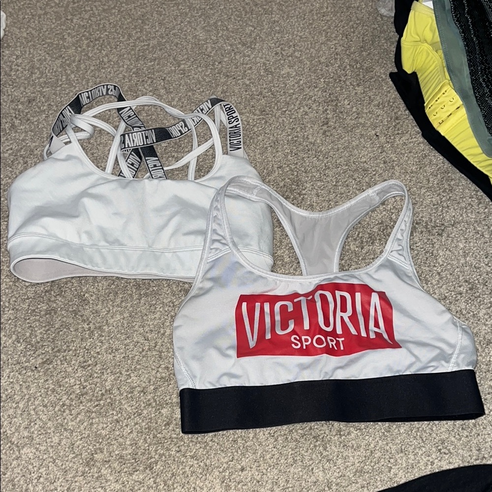 Victoria's Secret Sport Bras - White and Black